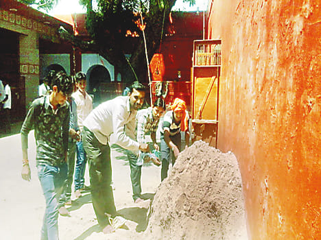 Devi Temple influx of devotees in Jahra