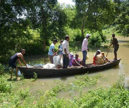  flood hits Uttar Pradesh.