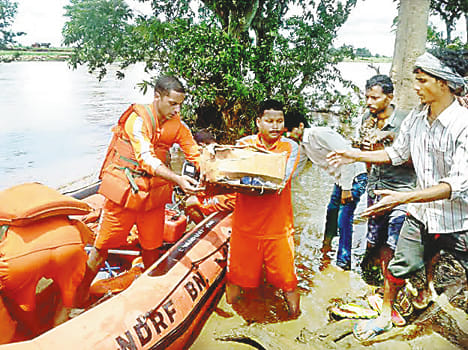Things began to improve, to get relief supplies to victims