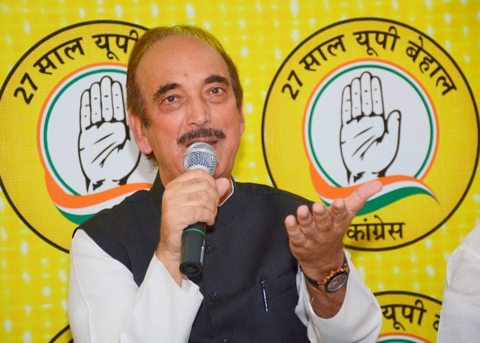  Gulam nabi azad says congress will form govt in UP.
