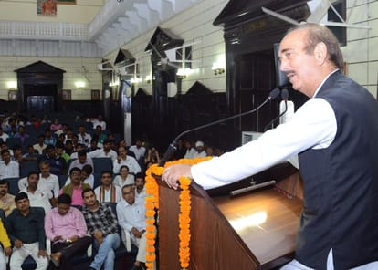  Gulam nabi azad says congress will form govt in UP.