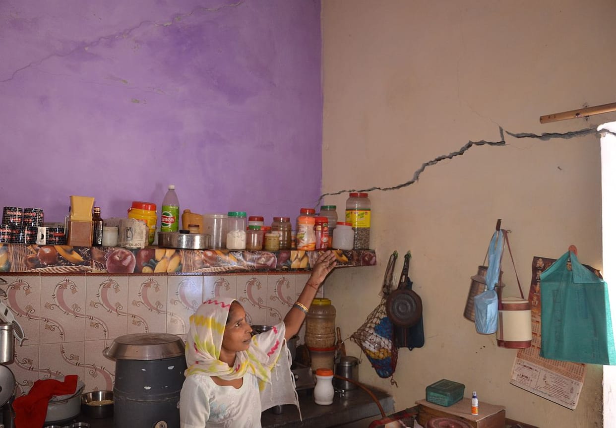 earthquake, narnaul,house,dhramshala