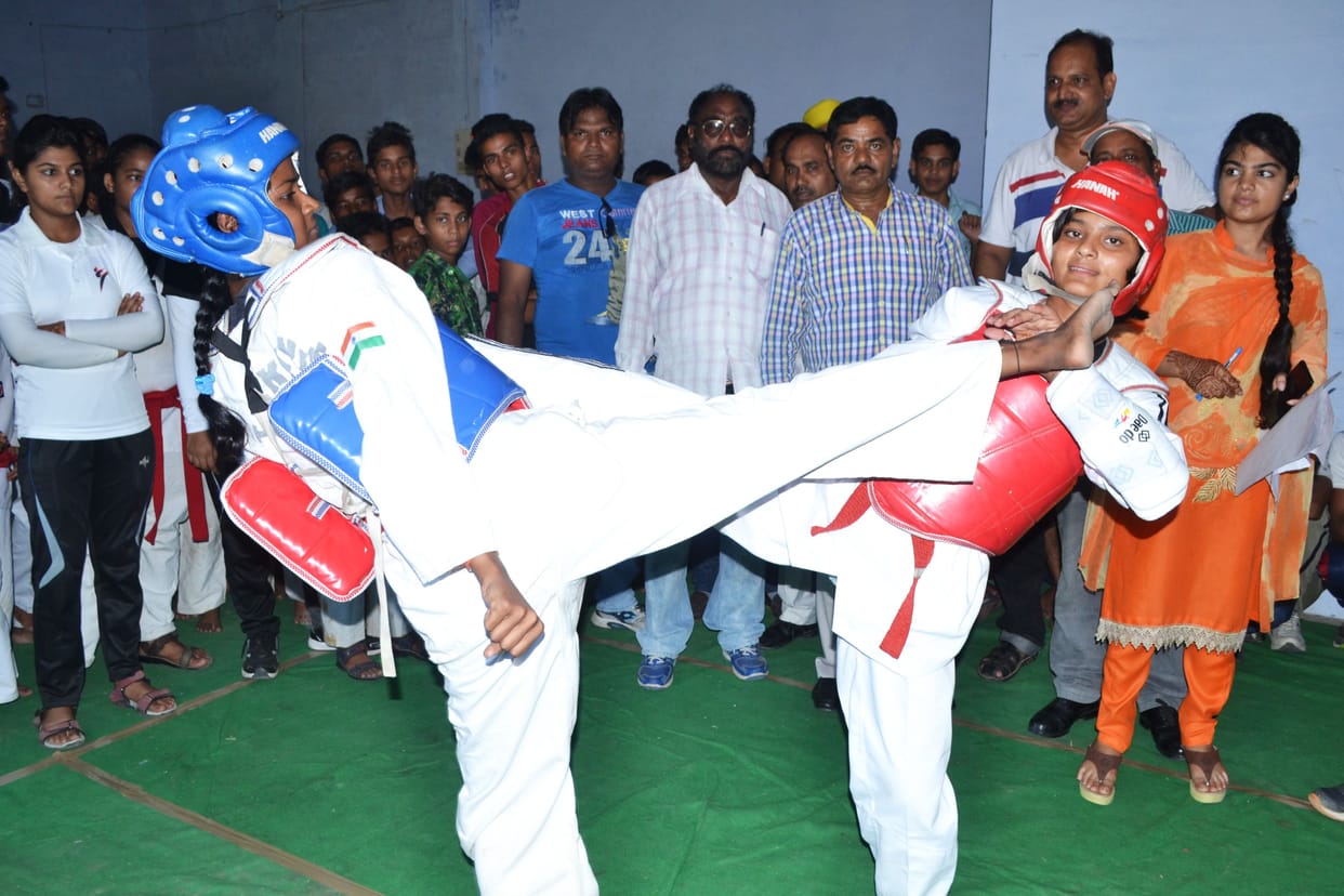 In taekwondo students showed Johar 
