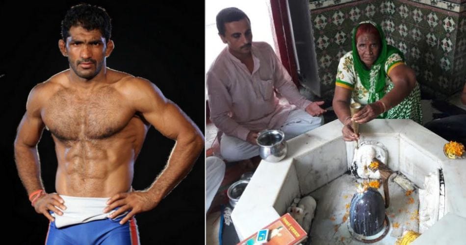 indian real sultan yogehswar dutt match in rio olympic, mother worshiped for victory