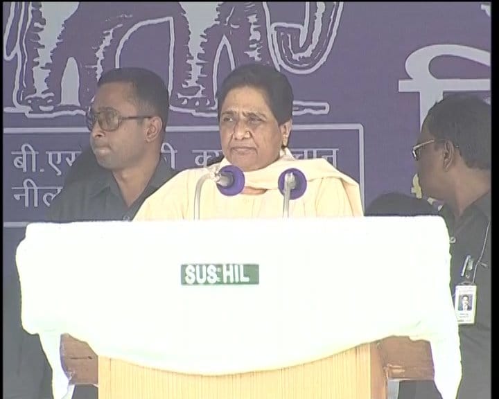 Mayawati live form UP's Agra