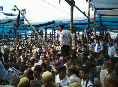 'M' factor in Maya rally, attack on Modi to Mohan Bhagwat