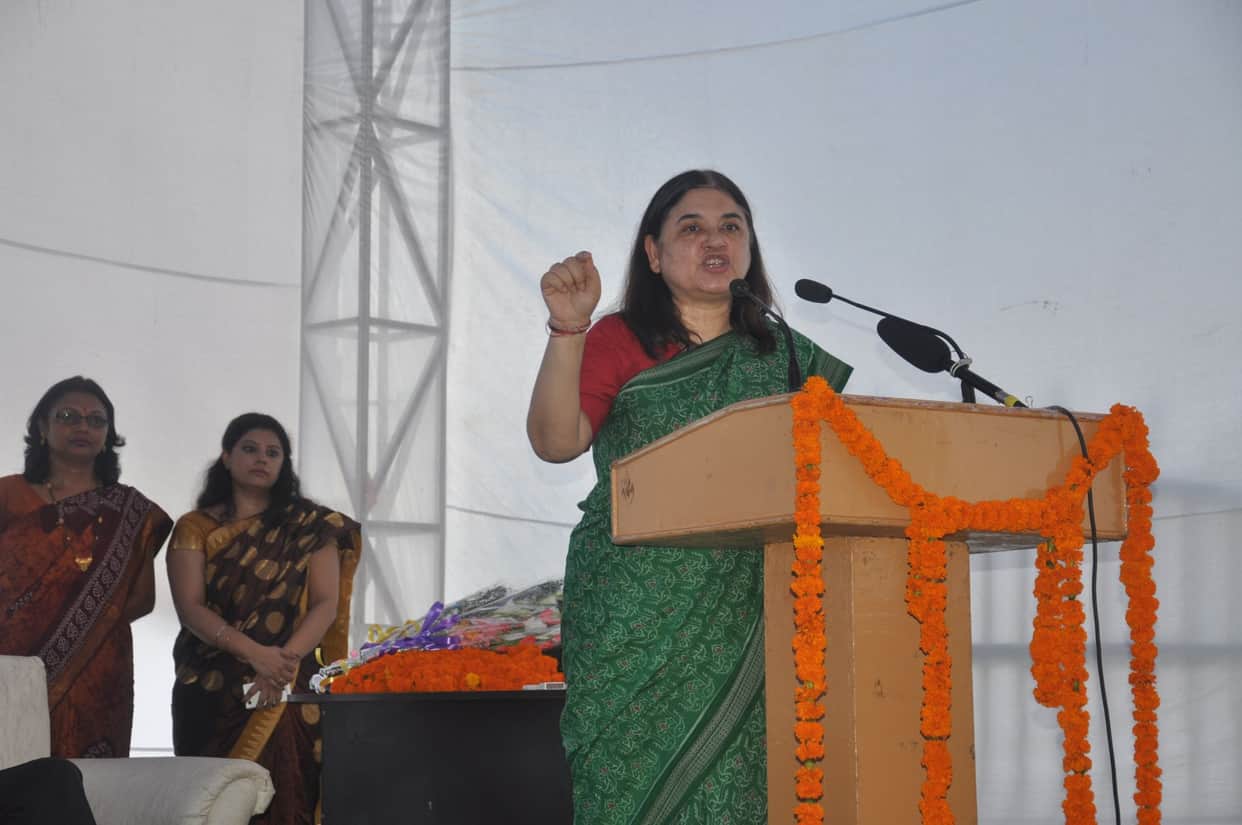 menka gandhi told reson of cow killing.