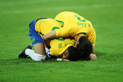 Neymar Kick Seals Gold For Brazil Making History