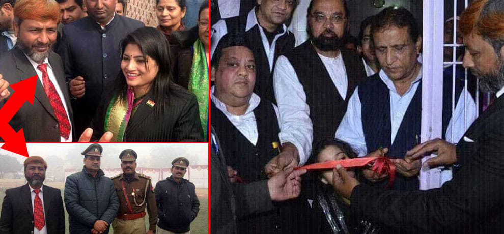 wepons smuggler photo with sp leader got viral on social media