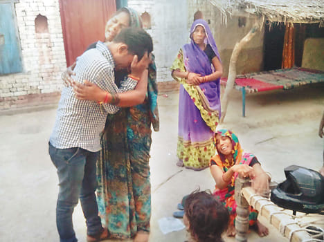 The truck was killed in bike crash, killing villager