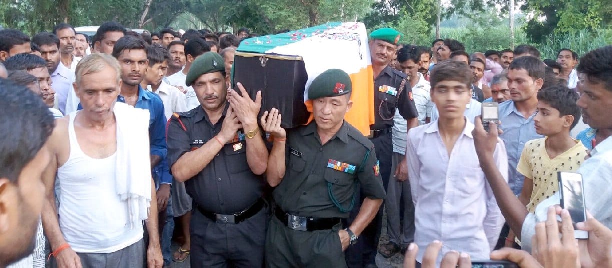 Thousands of young men said farewell in tears