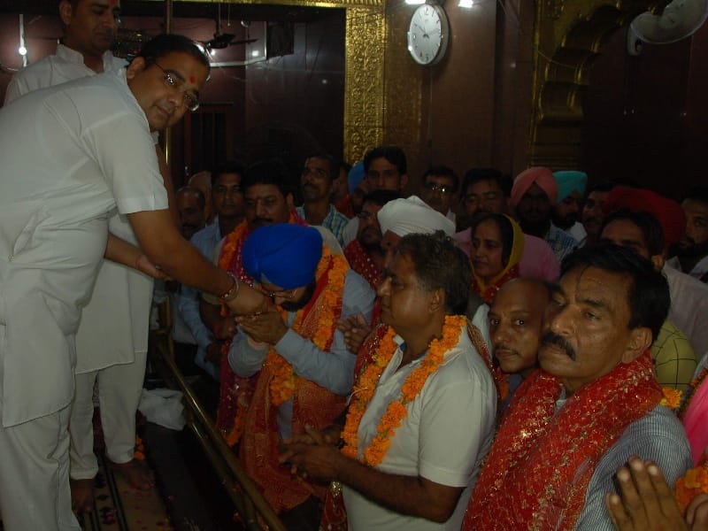 Aam Aadmi Party, candidate Krnvir Tiwana, pulled Roadshow, Patiala