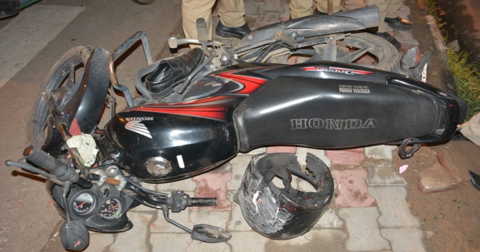 Old woman killed in a road accident, the young man referred