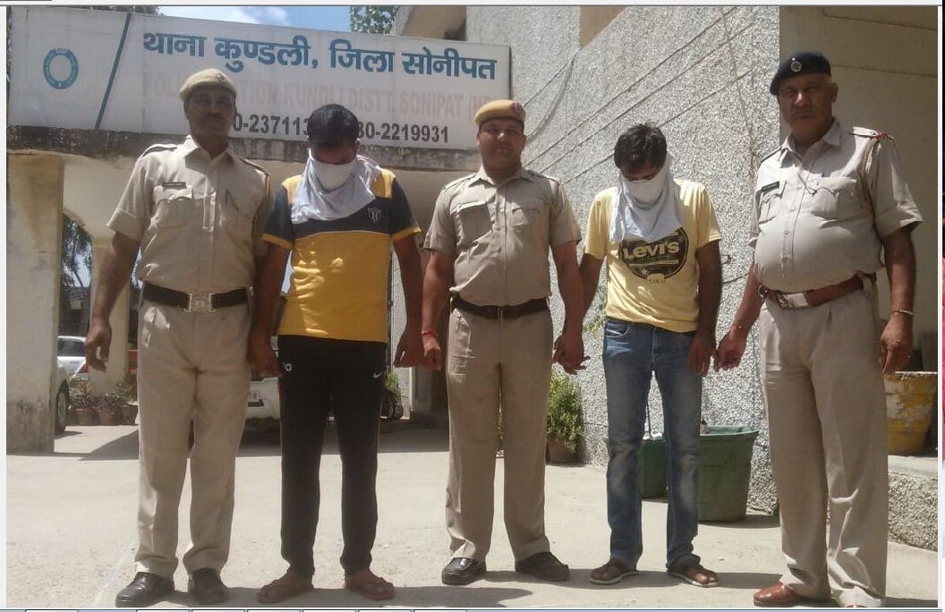 chandan wood catch in rai, two arrest with one crore chandan wood, Sonipat