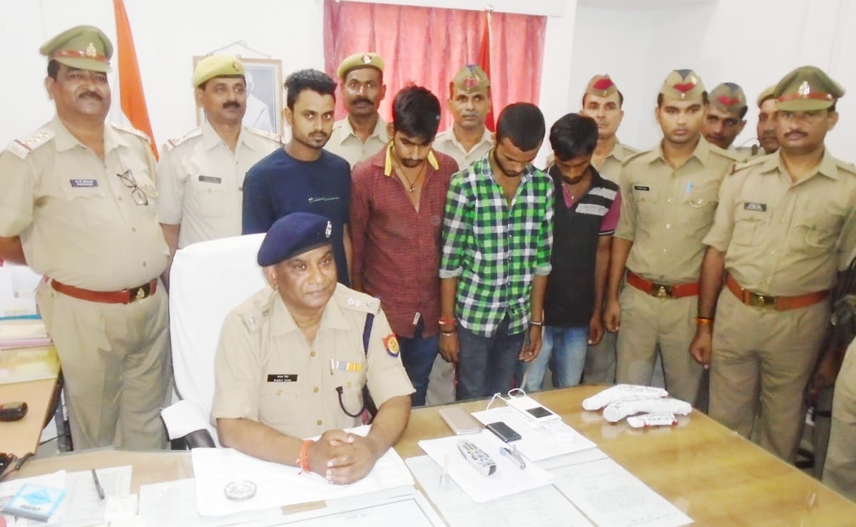 loot and murder attempted case solved, 4 arrested