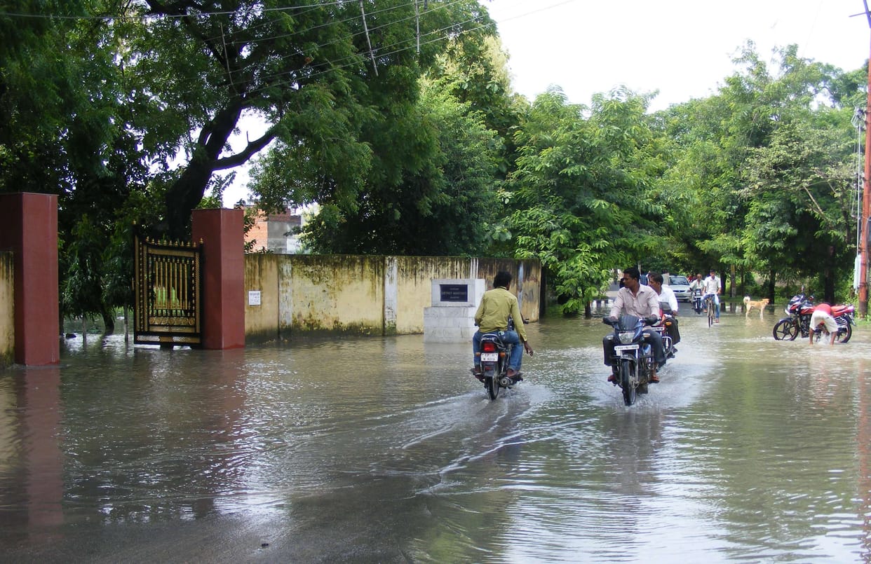 Wasting millions of farming Ganga flood