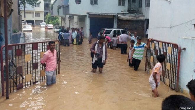 Heavy flood in bihar and up, unseen picture