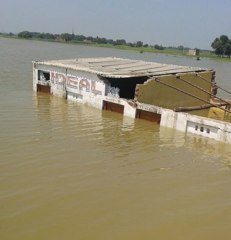Floods in 35 villages 