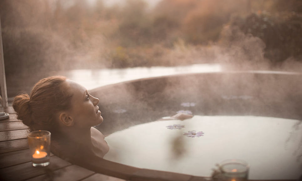 hot bath can reduce weight