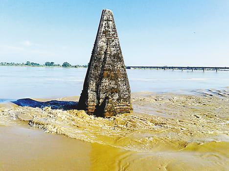 The water came up to the village level