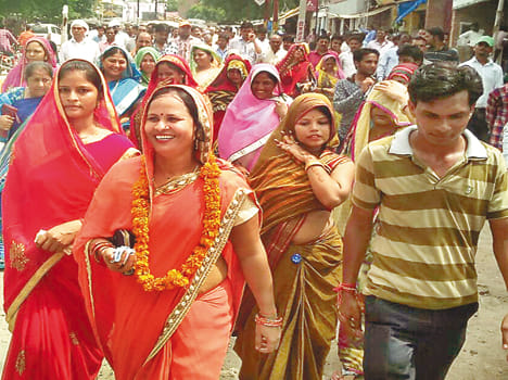 The nomination of four candidates for the post of district panchayat president