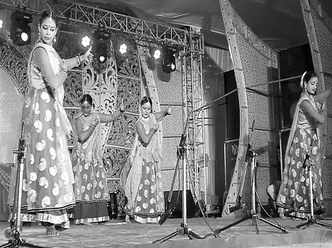 Madrigal fair splash of folklore and Kathak
