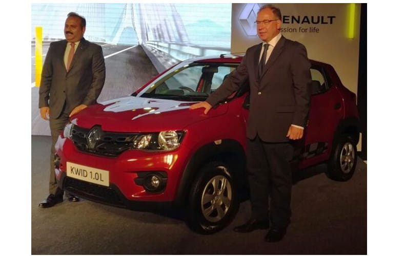 Renault Kwid 1.0-litre Launched; Priced At Rs 3.83 Lakh