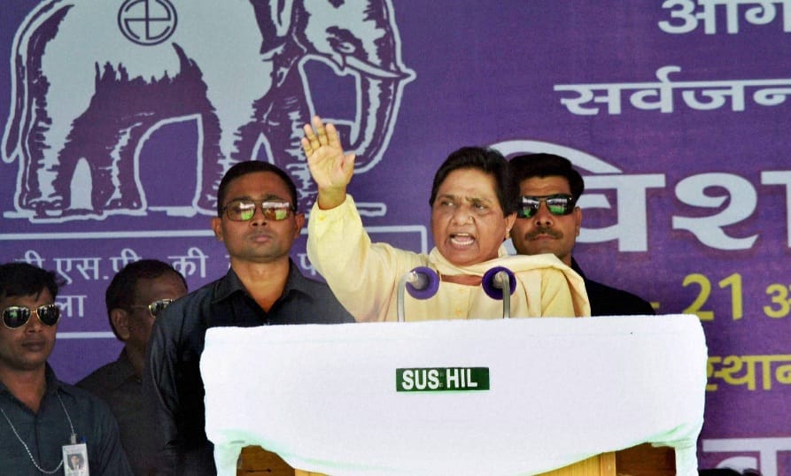 was BJP arranged bread and butter for hindu popullation: Mayawati