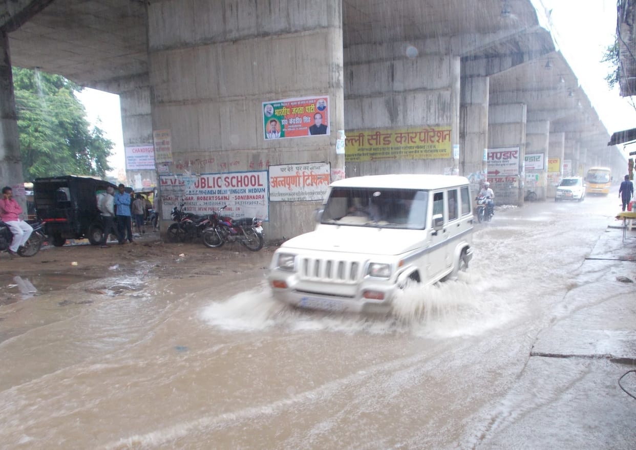 Rain-nine thousand hectares crops