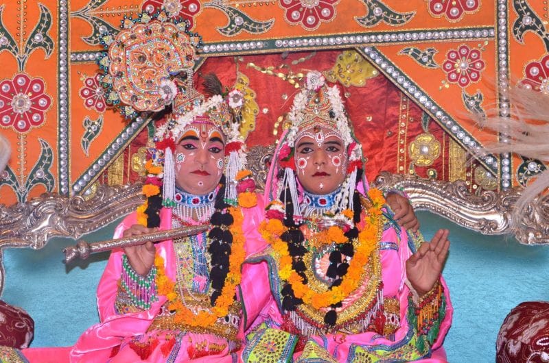 rasleela at srikrishna janmsthan