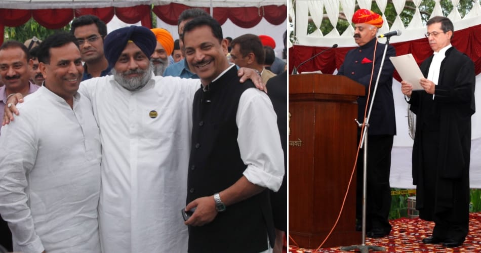 Punjab new Governer VP singh Badnaur take oath many VVIP were there