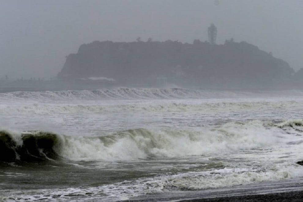 typhoon mindulle was on course for a direct hit on Tokyo 