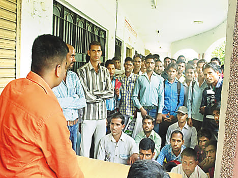 Graduate to become a security guard arrived
