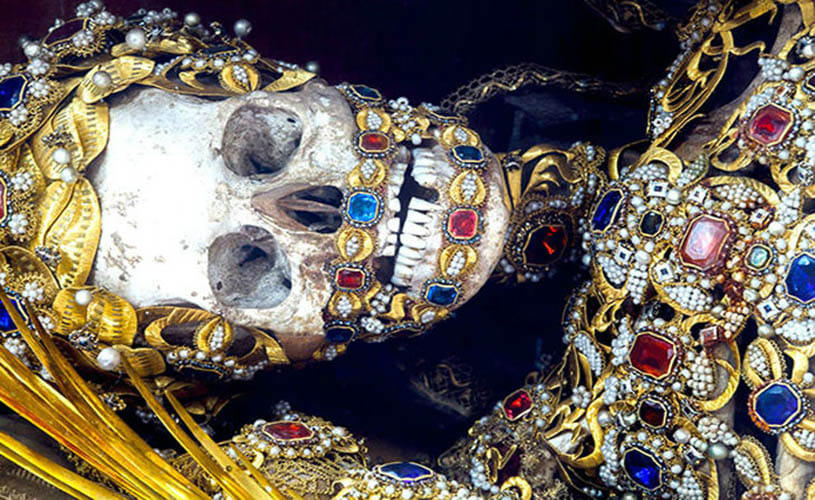 400 Year Old Jewel Encrusted Skeletons 