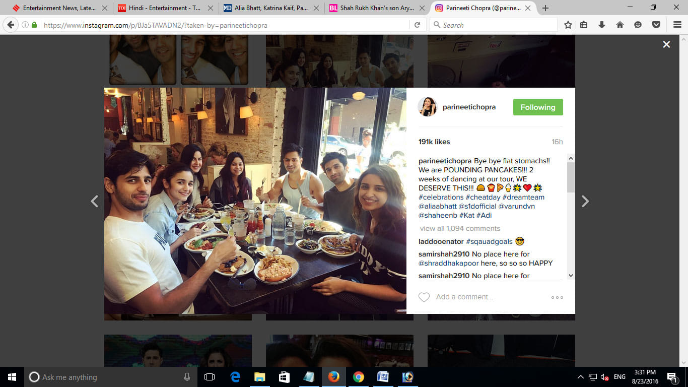 Alia Bhatt, Katrina Kaif and Parineeti Chopra in US tour