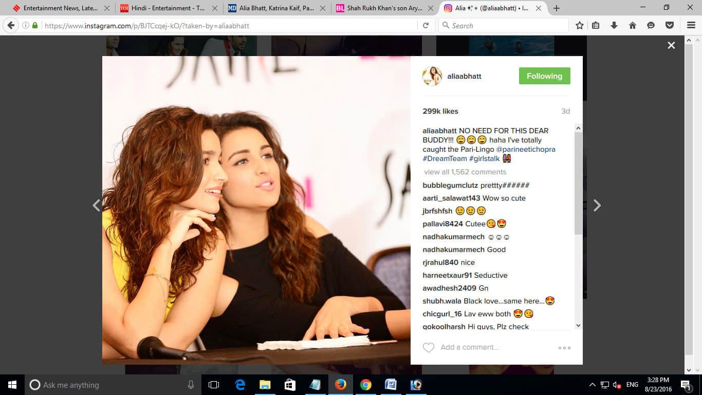 Alia Bhatt, Katrina Kaif and Parineeti Chopra in US tour