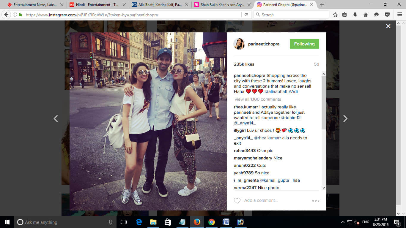 Alia Bhatt, Katrina Kaif and Parineeti Chopra in US tour