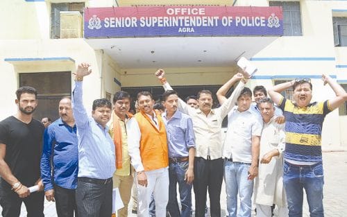 abuse against RSS chief  on Facebook