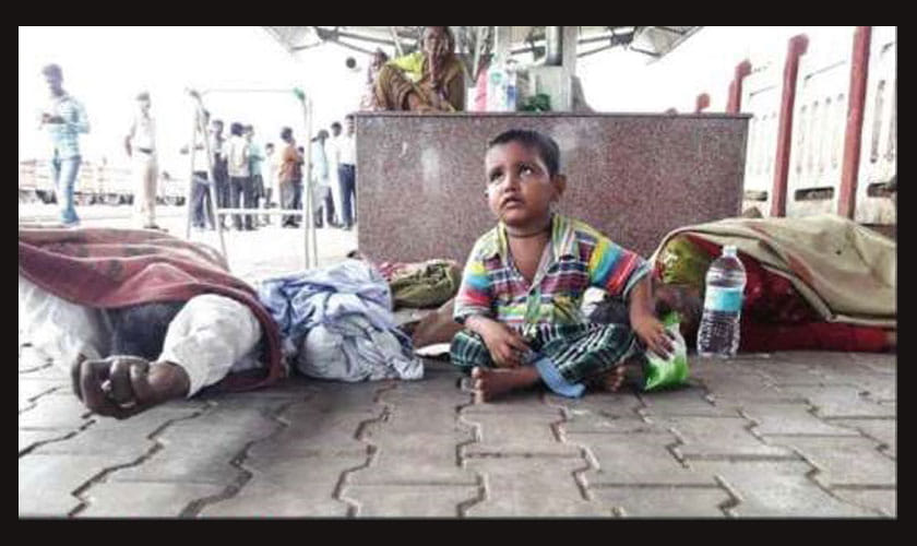 Child was playing near his parents dead bodies in Munirabad railway station