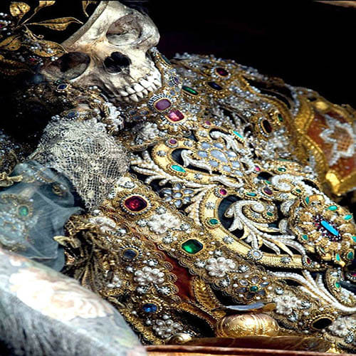 400 Year Old Jewel Encrusted Skeletons 