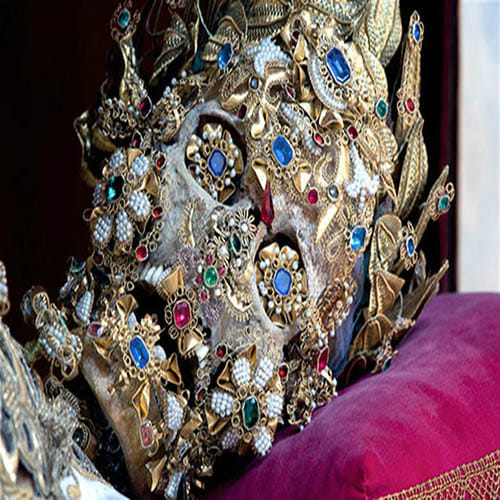 400 Year Old Jewel Encrusted Skeletons 