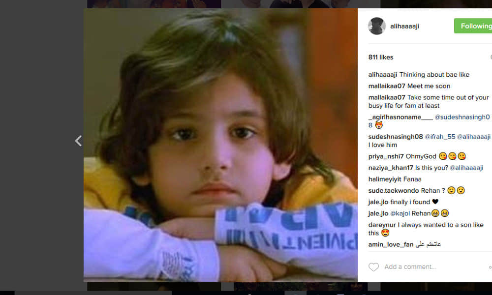 Aamir khan and kajol son in 'Fanaa' Grown Up Now
