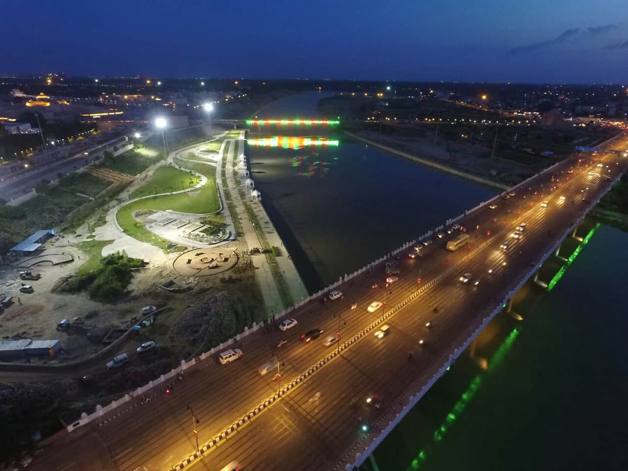  Budget for gomati riverfront.