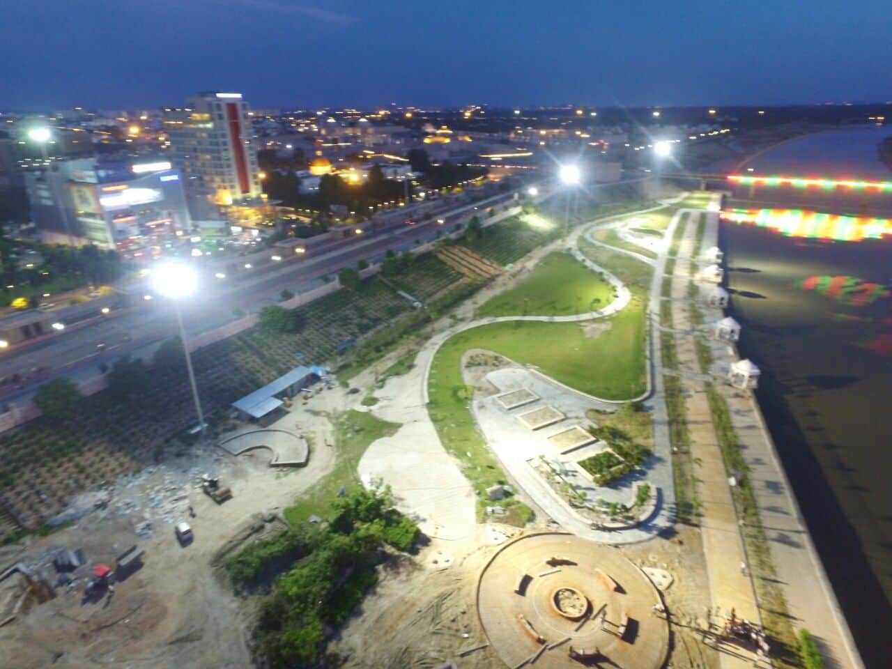  Budget for gomati riverfront.
