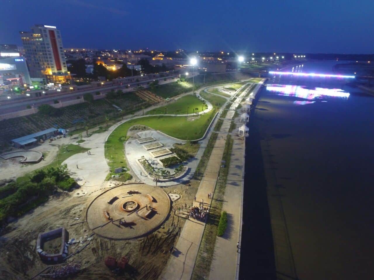  Budget for gomati riverfront.