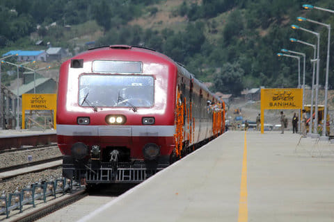 Rail service disrupted in kashmir