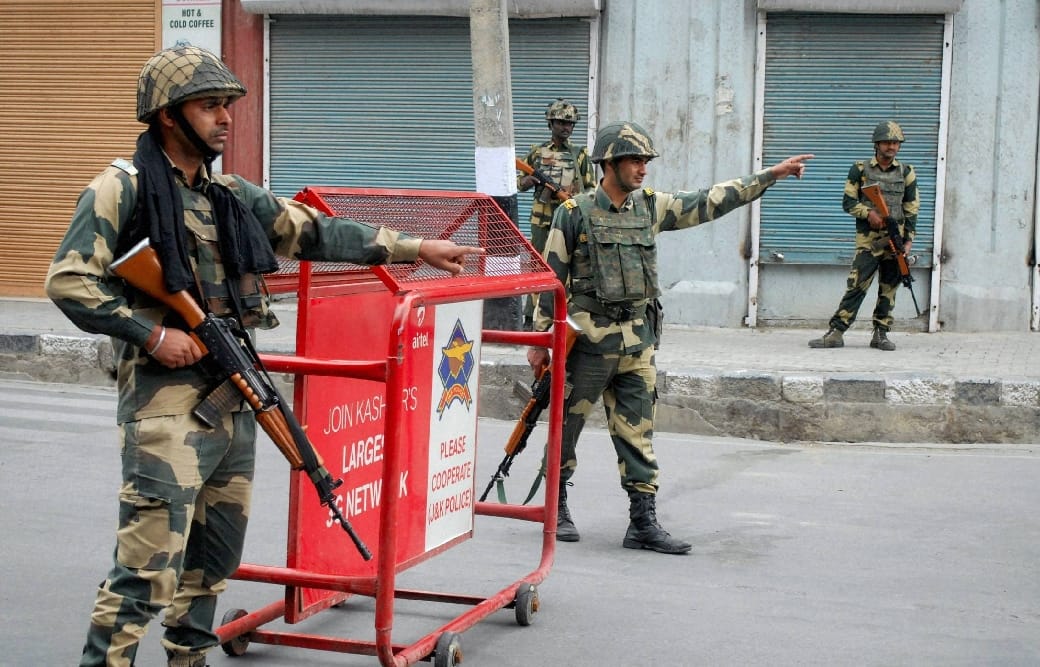 deployment of BSF in Kashmir