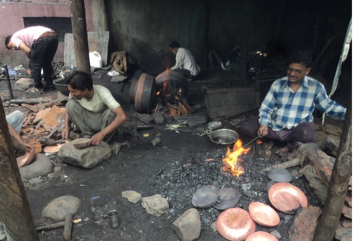 machines Reduced copper industry