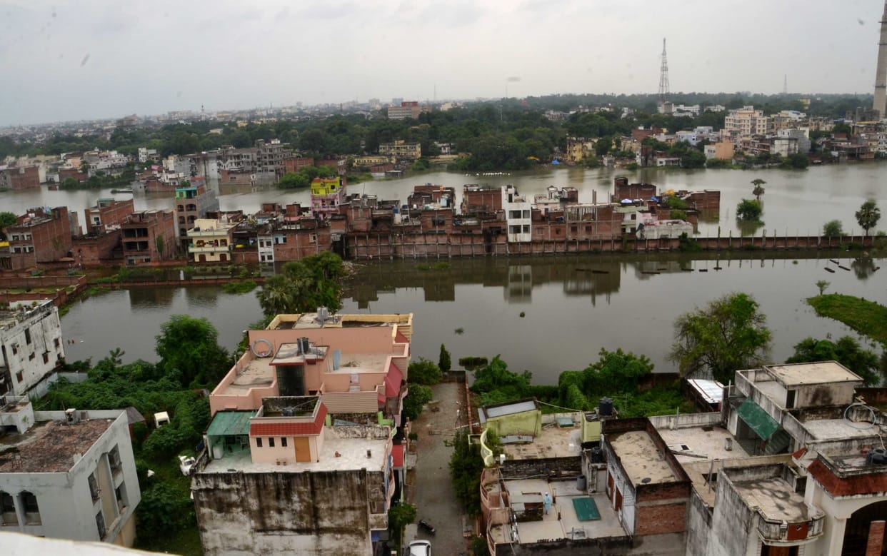 More than five hundred houses submerged
