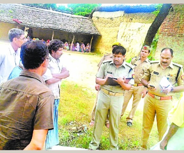  An old lady murdered in barabanki.